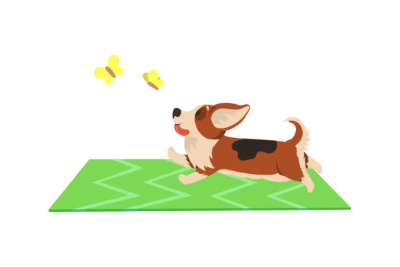 Download Dog Illustration with Cute Pose - Dog illustration Collection