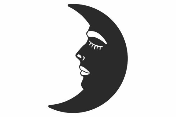 Download Boho Floral Moon SVG, Moon SVG, Bohemian - Floral moon Collection