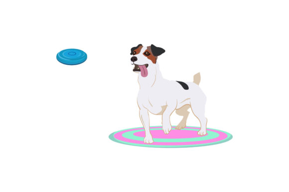 Download Dog Illustration with Cute Pose - Dog illustration Collection
