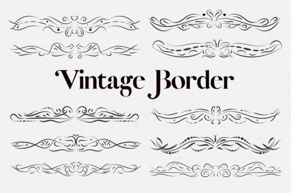 Download Vintage Border Clipart - Vintage border Collection